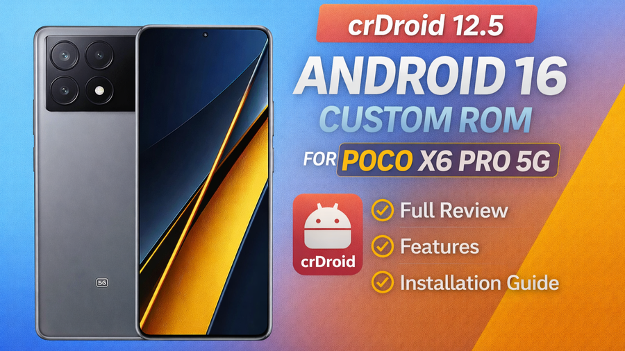 crDroid 12.5 for Poco X6 Pro 5G